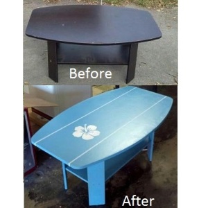 Coffee Table Before and After
